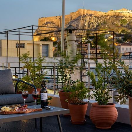 Meno Suite With Private Terrace - Jaccuzzi, Acropolis View Atenas Exterior foto