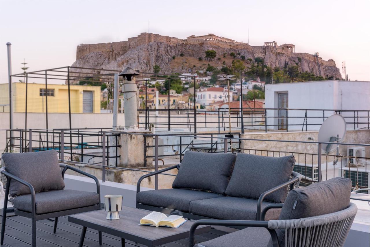 Meno Suite With Private Terrace - Jaccuzzi, Acropolis View Atenas Exterior foto
